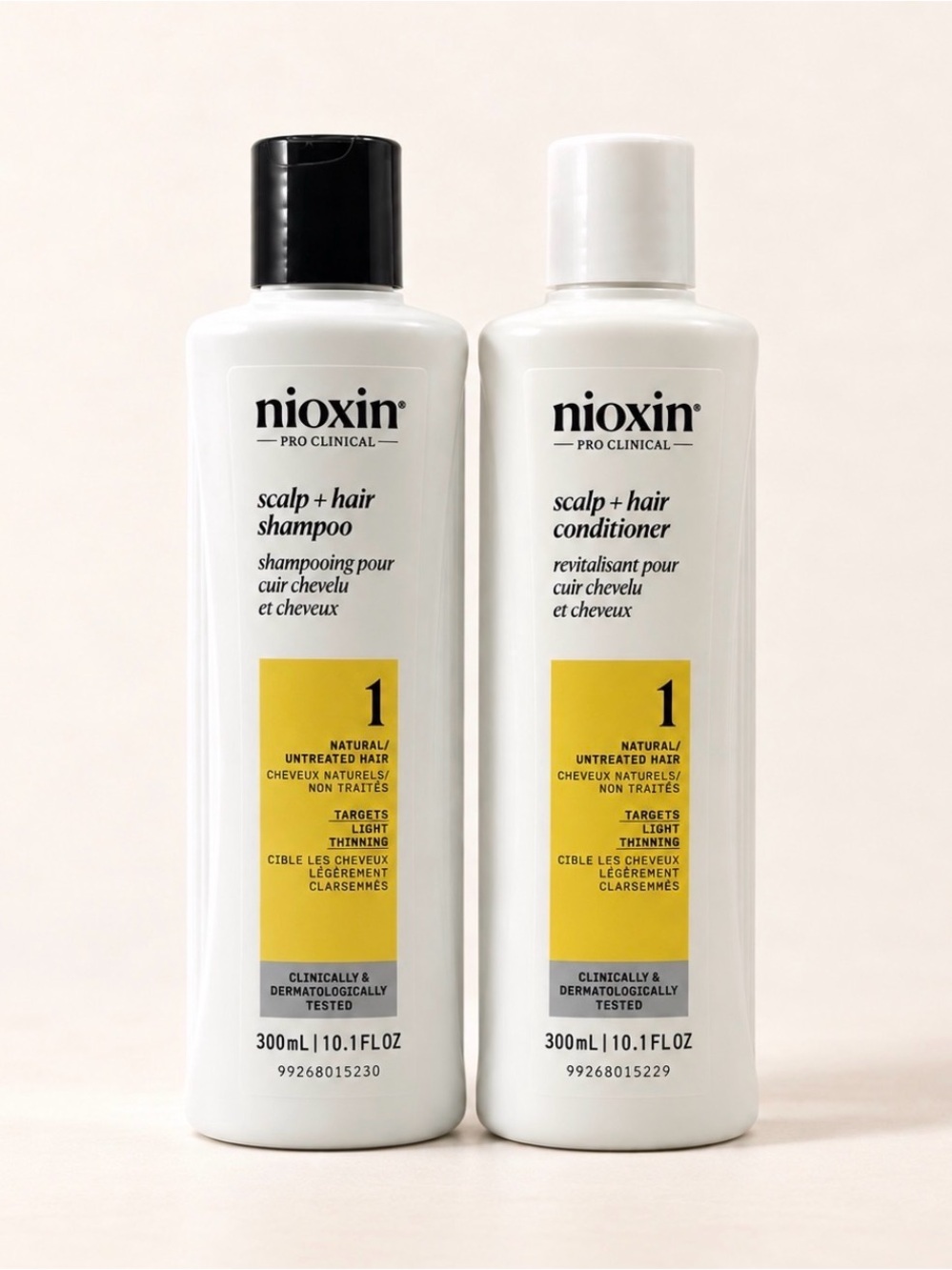 NEW • Nioxin System 1 • Shampoo + Conditioner Duo • Light Thinning Hair